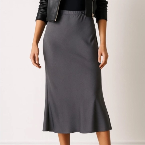 Young Fabulous & Broke Dresses & Skirts - Young fabulous and broke midi skirt, Small, gunmetal grey